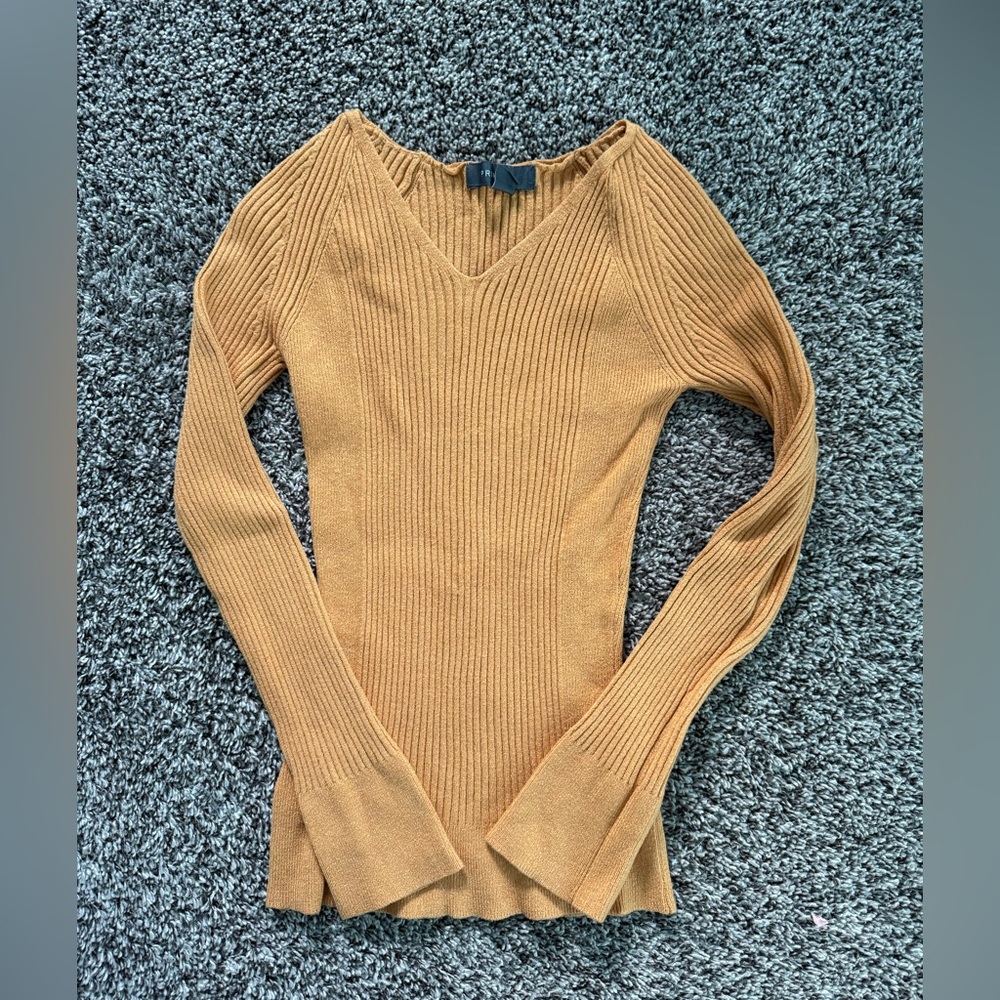 Primark yellow super stretchy sweater - size small